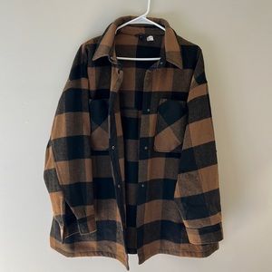 H&M flannel shirt jacket